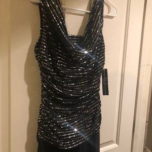 NWT gorgeous long sequin dress